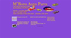 Desktop Screenshot of mboroautoparts.com